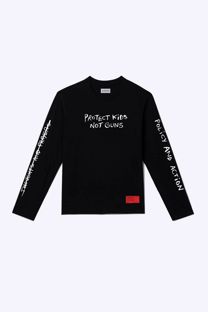 Sree Santhosh Kids Not Guns Long Sleeve (Black) Best Selling 1 Sree Santhosh Kids Not Guns Long Sleeve (Black) Best Selling