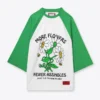 Sree Santhosh Best Selling MFFA Raglan Tee (White/Kelly Green)