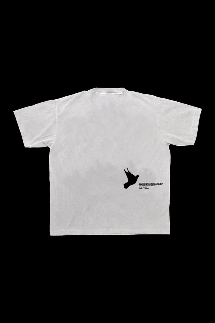 Sree Santhosh No To War S/S Tee (white) 2 Sree Santhosh No To War S/S Tee (white)