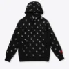 Sree Santhosh Best Selling Embroidered Peace Hoodie (Black)