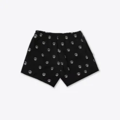 Sree Santhosh Embroidered Peace Sweatshorts (Black)
