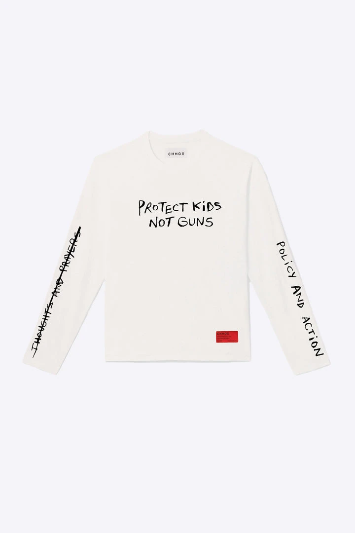 Sree Santhosh Kids Not Guns Long Sleeve (Chalk) 1 Sree Santhosh Kids Not Guns Long Sleeve (Chalk)