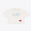 Chnge-nyc Treat People With Kindness Crop Top (Chalk)