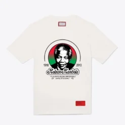 Sree Santhosh Best Selling Nelson Mandela S/S T-Shirt (Chalk)
