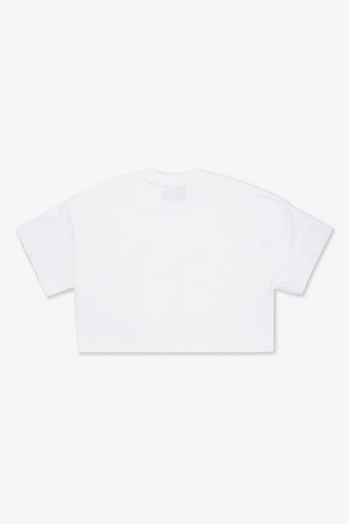 Sree Santhosh More Plants Less Assholes S/S Crop (White) 3 Sree Santhosh More Plants Less Assholes S/S Crop (White)