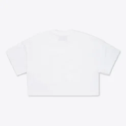 Sree Santhosh Best Selling Save The Planet S/S Crop (White)