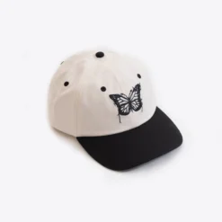CHNGE Best Selling Chalk/Black Panel Butterfly Baseball Cap