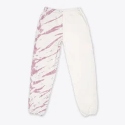 Sree Santhosh Chalk/Mauve Pieced Tie Dye University Sweatpant Best Selling
