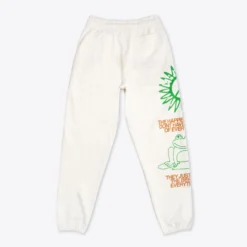 Sree Santhosh Happy People Sweatpants (Chalk) Best Selling