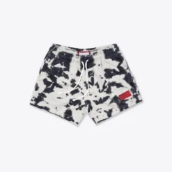 Sree Santhosh Chalk/Black Tie Dye Sweatshorts
