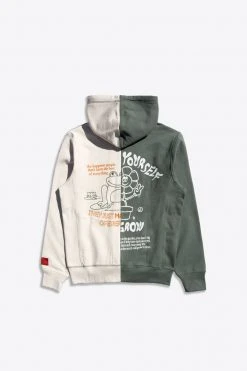 Sree Santhosh Happy People Zip Up Hoodie (Chalk/Juniper)