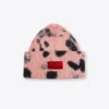 Sree Santhosh Tie Dye Oversized Beanie (Dusty Rose/Black)