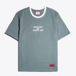 Sree Santhosh Every Day Is Earth Day S/S Ringer T-Shirt (North Atlantic)