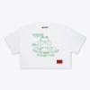 Sree Santhosh Happy People S/S Crop (White)