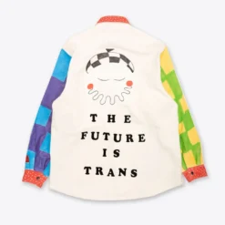 CHNGE Avalene Musik Hand Painted Workwear Jacket No. 1 Trans Joy