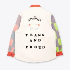 CHNGE Avalene Musik Hand Painted Workwear Jacket No. 3 Trans Joy