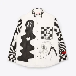 CHNGE Avalene Musik Hand Painted Workwear Jacket No. 4 Trans Joy