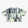 Sree Santhosh Tie Dye Love Peace S/S Crop (Lime)