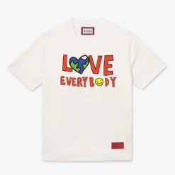 Sree Santhosh Best Selling Love Everybody S/S T-Shirt (Chalk)