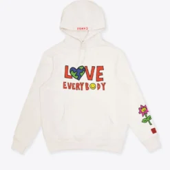 Sree Santhosh Love Everybody Hoodie (Chalk)