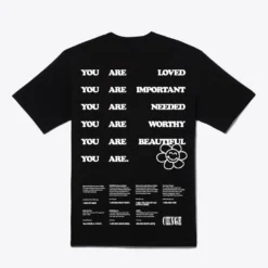 Sree Santhosh Best Selling Love More Always Be Kind S/S T-Shirt (Black)