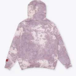 Sree Santhosh Mauve Marble Tie Dye University Hoodie