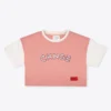 Sree Santhosh Dusty Rose Ringer Crop