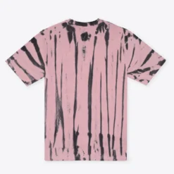 Sree Santhosh Tie Dye Butterfly Logo S/S T-Shirt (Mauve/Black) Best Selling