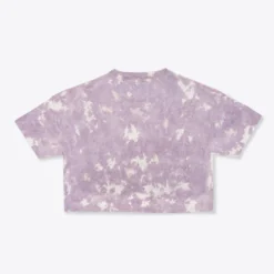 Sree Santhosh Marble Tie Dye University S/S Crop (Mauve) Best Selling