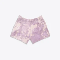 Deals Appareza Store 37 Sree Santhosh Mauve Marbled Tie Dye Sweatshorts Best Selling