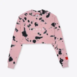 Sree Santhosh Tie Dye CHNGE Worldwide Crop L/S Thermal (Mauve)