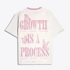 Sree Santhosh Growth Is A Process S/S Ringer T-Shirt (Chalk) New Arrivals