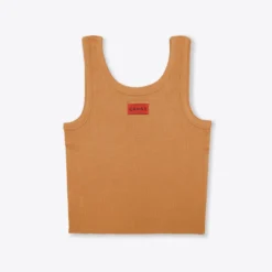 Sree Santhosh Best Selling Men Of Quality Ribbed Tank (Caramel)