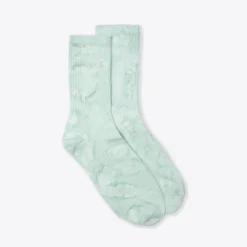 Sree Santhosh Accessories Mint Marble Tie Dye CHNGE Logo Socks