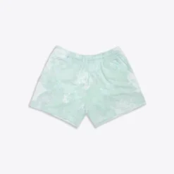 Sree Santhosh Mint Marbled Tie Dye Sweatshorts Best Selling
