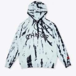 Sree Santhosh Mint Tiger Tie Dye University Hoodie