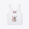 Sree Santhosh More Plants Zero Waste Ribbed Tank (White) ♻️