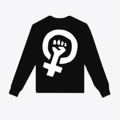 Sree Santhosh Best Selling Power Of A Woman Pocketed Tee (Black)