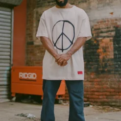 Sree Santhosh Power Of Love T-Shirt Dress (Chalk) Best Selling