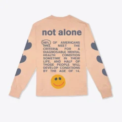 Sree Santhosh You Are Not Alone Cuffed L/S T-Shirt Best Selling