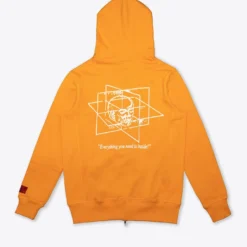 Sree Santhosh YAAYN Zip Up Hoodie (Orange Slice)