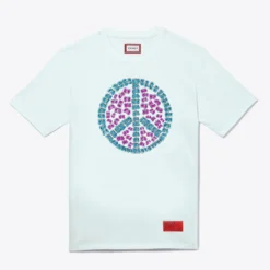 Sree Santhosh Peace Butterfly S/S T-Shirt (Mint) Best Selling