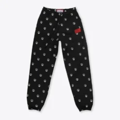 Sree Santhosh Embroidered Peace Sweatpants (Black) Best Selling