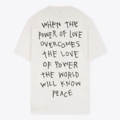 Sree Santhosh Power Of Love T-Shirt Dress (Chalk) Best Selling