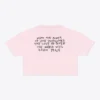 Sree Santhosh Power Of Love Crop (Pink)