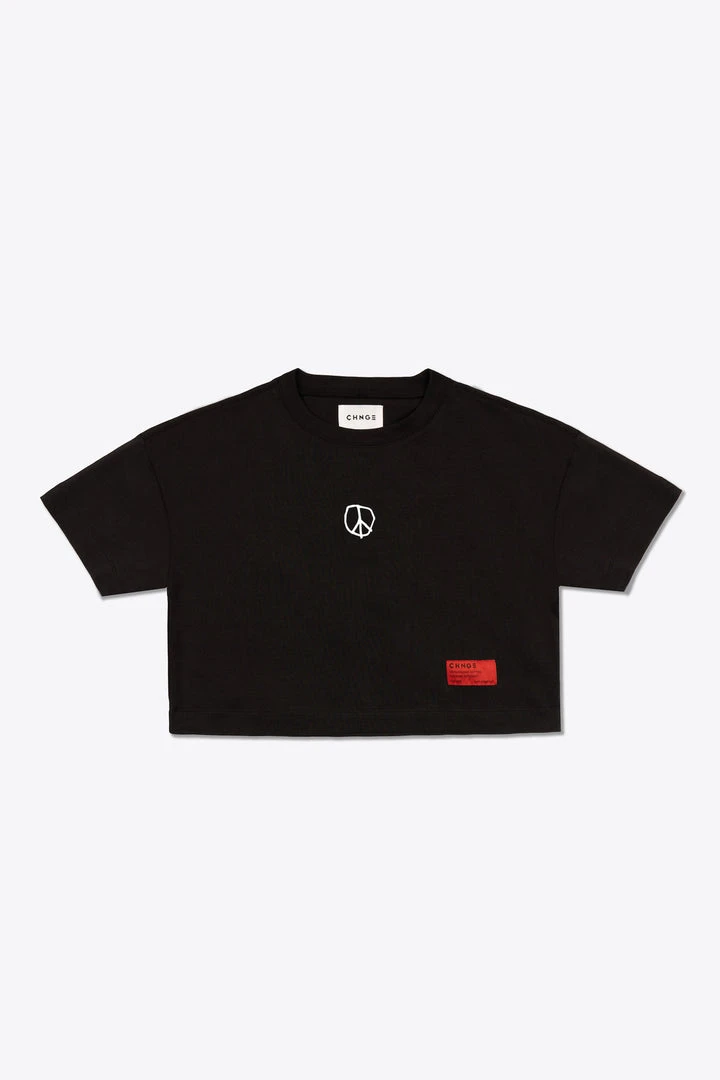 Sree Santhosh Power Of Love Crop Top (Black) 2 Sree Santhosh Power Of Love Crop Top (Black)