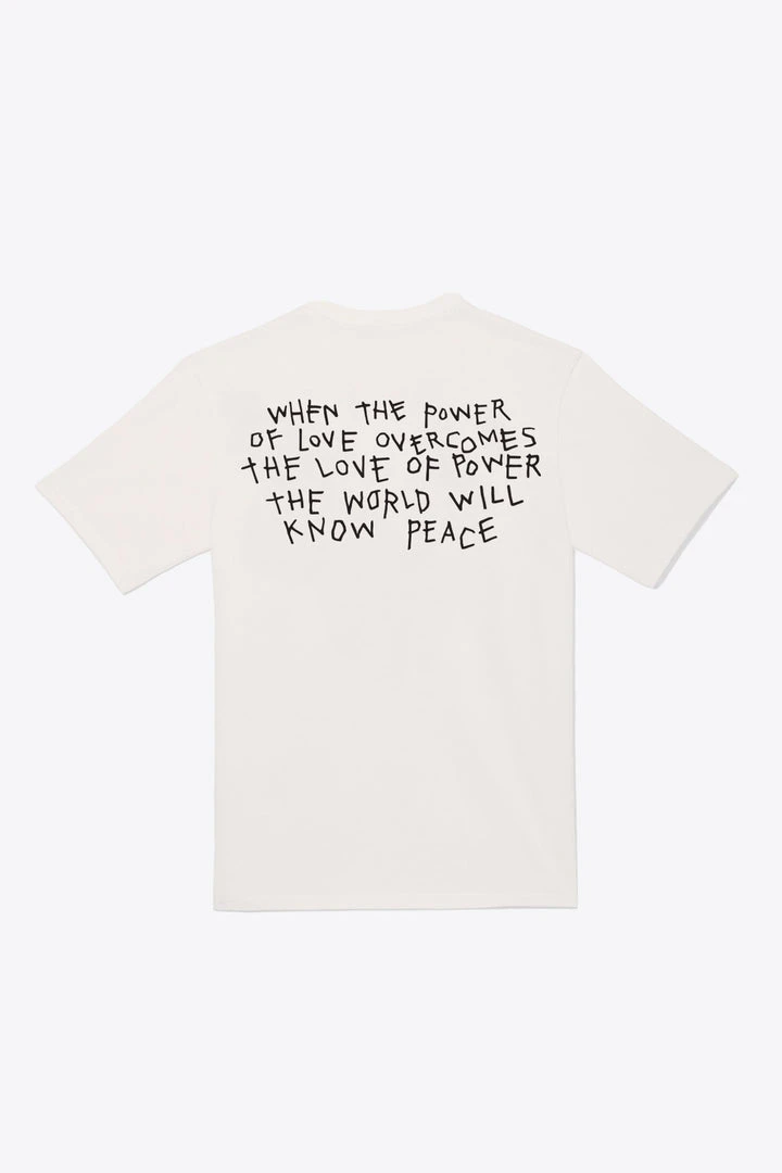 Sree Santhosh Power Of Love Tee (Chalk) 1 Sree Santhosh Power Of Love Tee (Chalk)