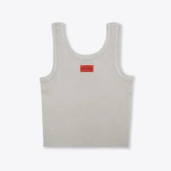 Sree Santhosh P2TP Ribbed Tank (Sand) Best Selling
