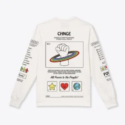 Sree Santhosh PTTP Cuffed L/S T-Shirt (Chalk) Best Selling