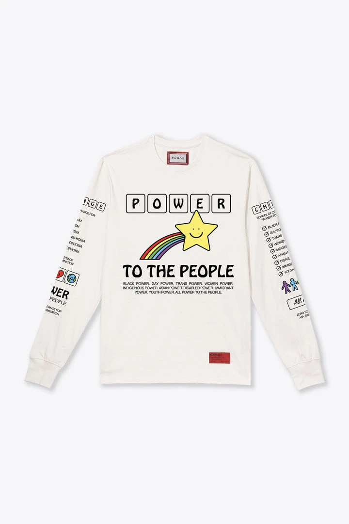 Sree Santhosh PTTP Cuffed L/S T-Shirt (Chalk) Best Selling 1 Sree Santhosh PTTP Cuffed L/S T-Shirt (Chalk) Best Selling